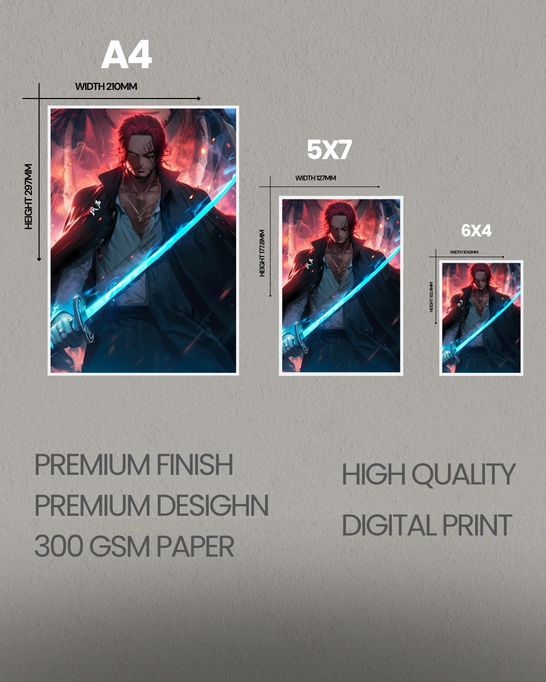 Shanks - One Piece - Anime WallPoster