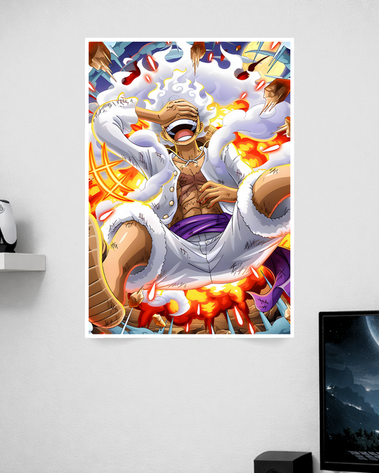Luffy Gear5 - One Piece - Anime WallPoster