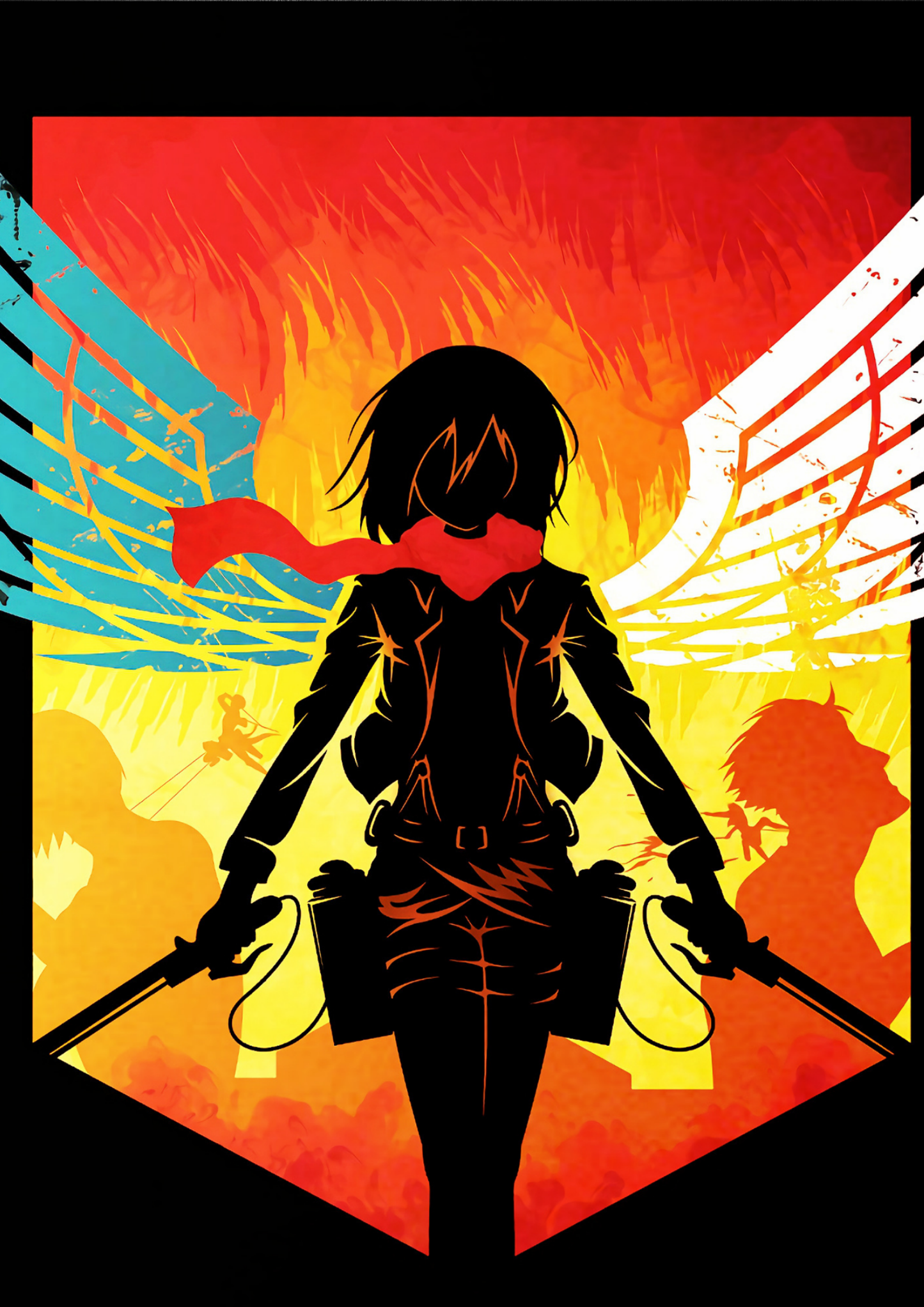 MIKASA-ATTACK ON TITAN | ANIME | POSTER