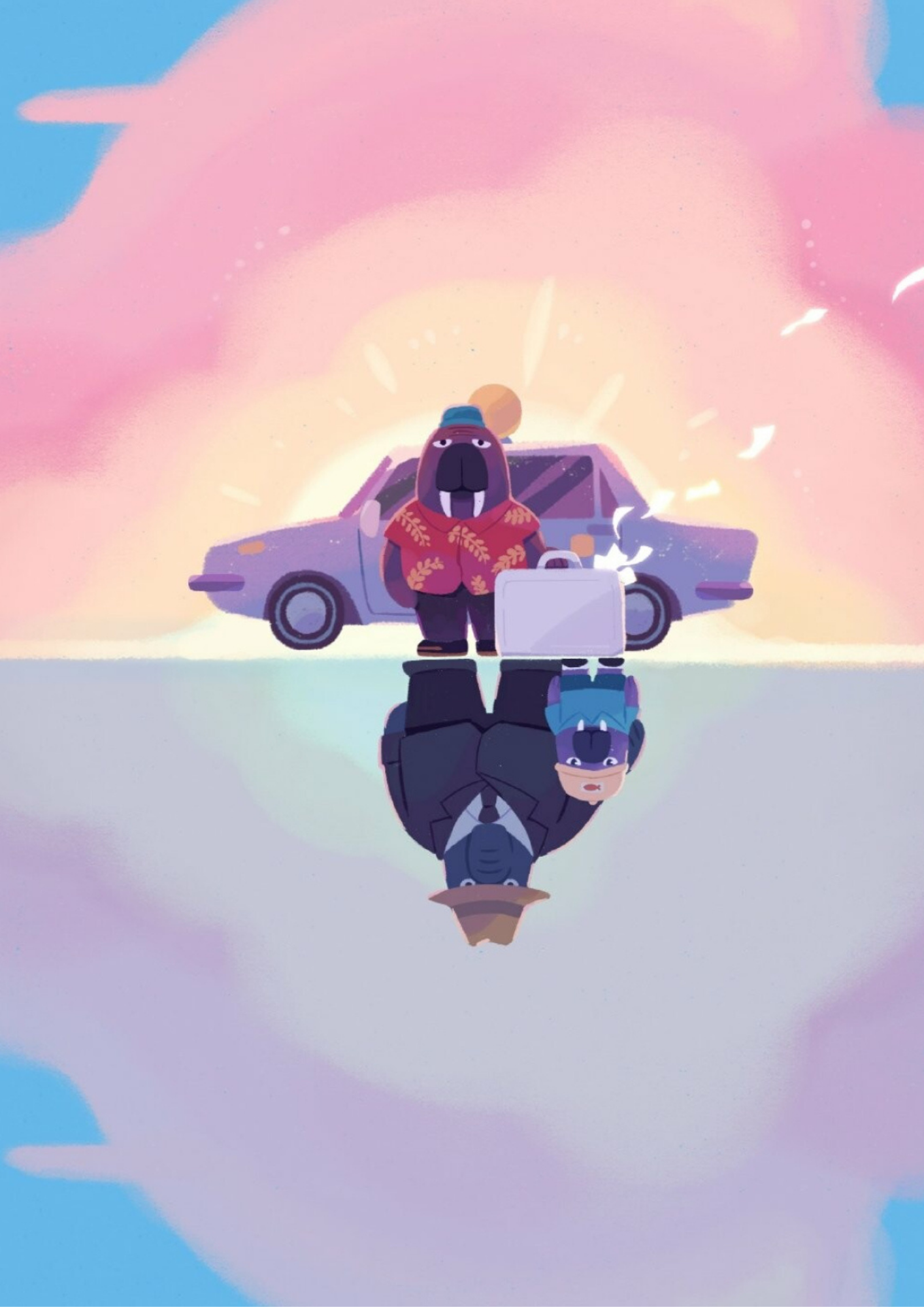 ODD TAXI | ANIME | POSTER