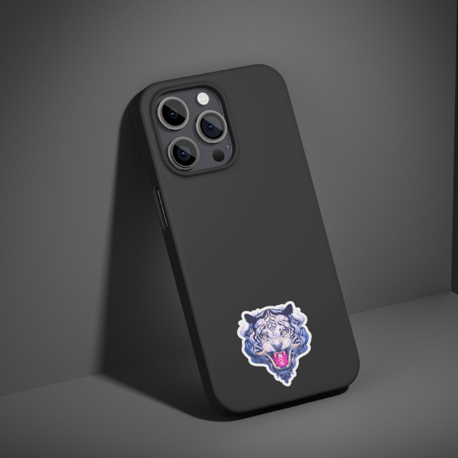 TIGER DIGITAL ART | STICKER