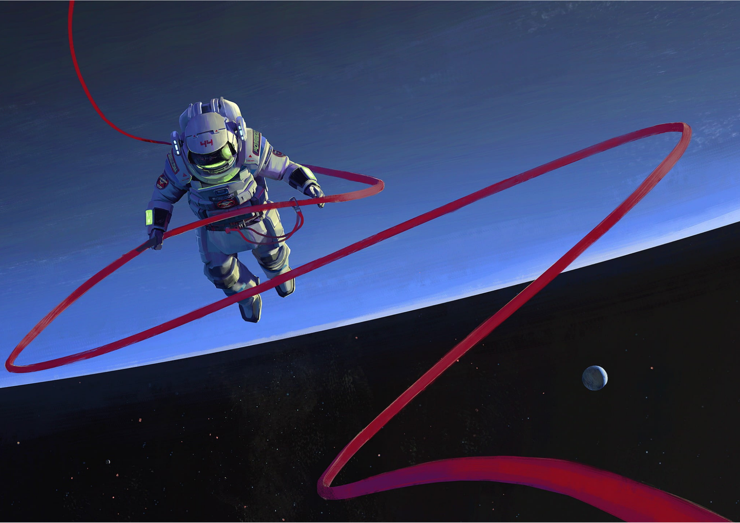 VINTAGE-ASTRANAUT | LANDSCAPE | POSTER