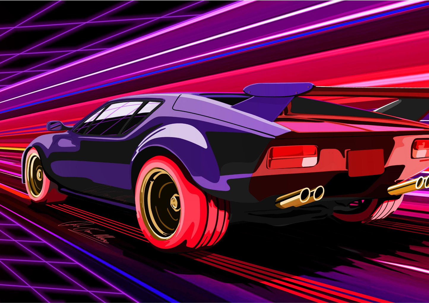 CAR ILLUSTRATOR | LANDSCAPE | POSTER