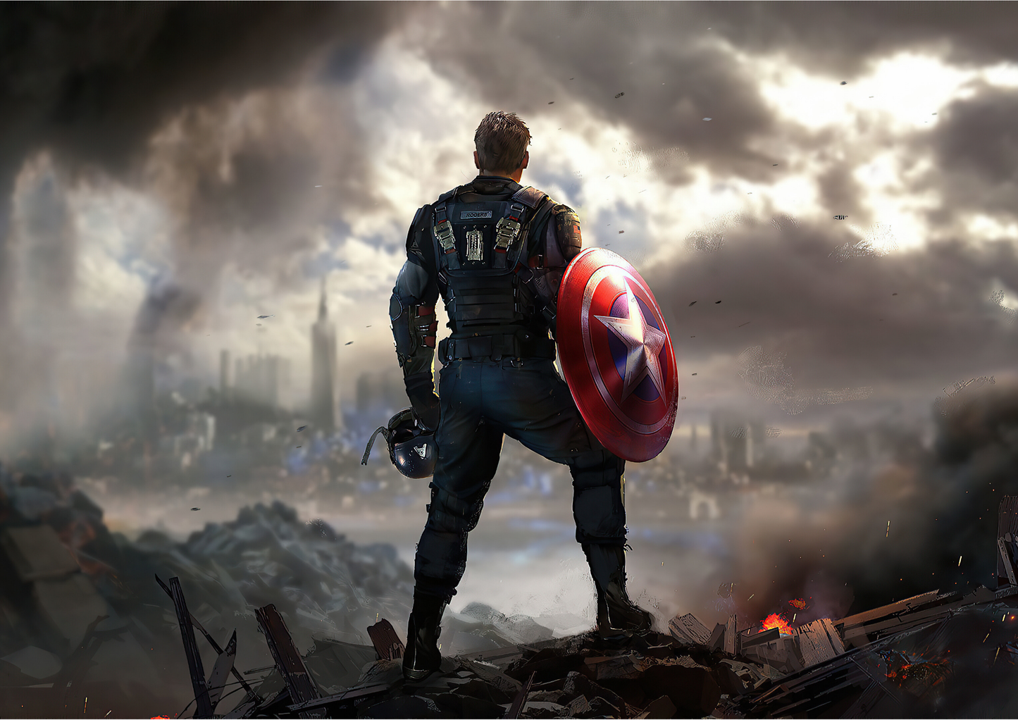 CAPTAIN AMERICA-AVENGERS | LANDSCAPE | POSTER