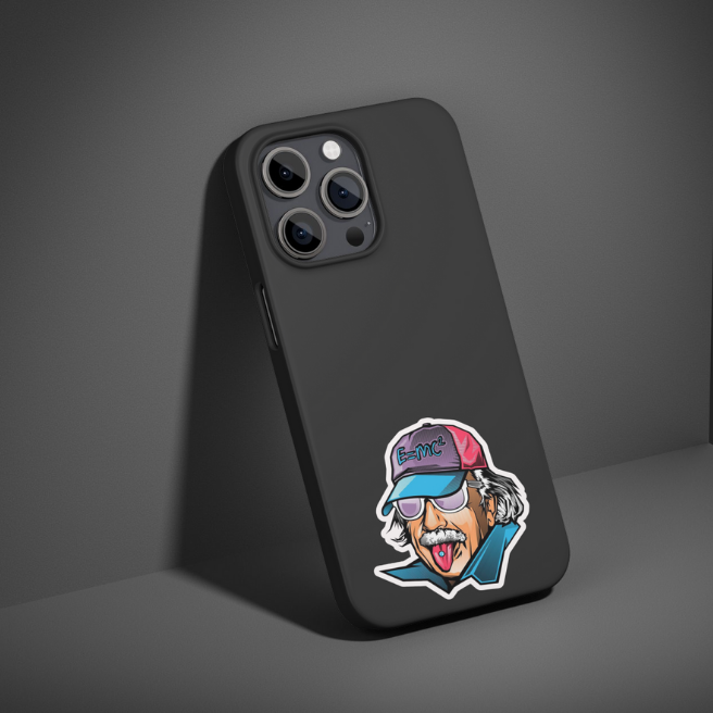 TRIPPY EINSTEIN | STICKER