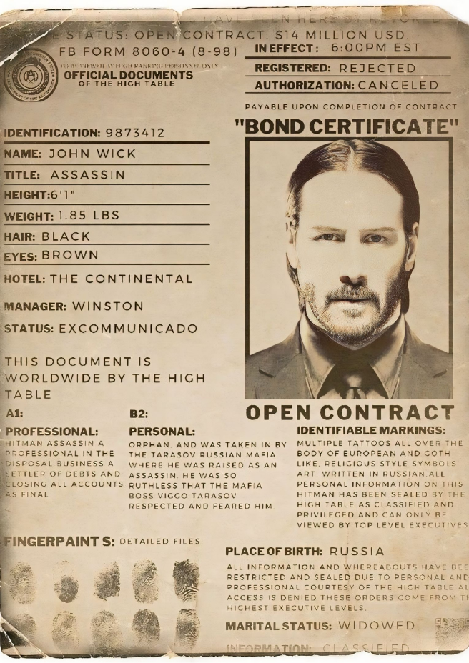 JOHN WICK | Movie | Poster