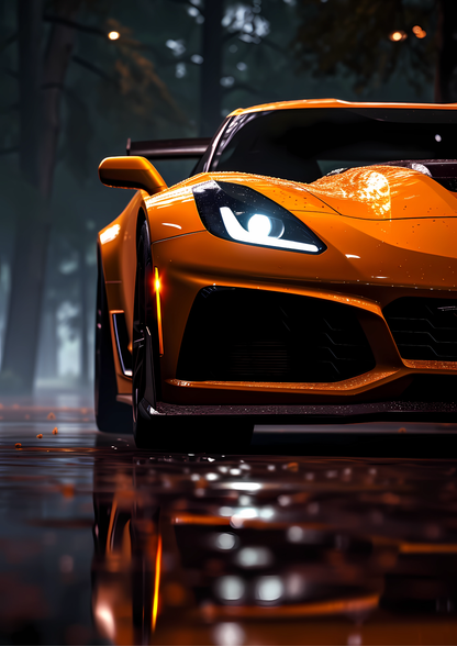 Corvette-C7| Car | Poster
