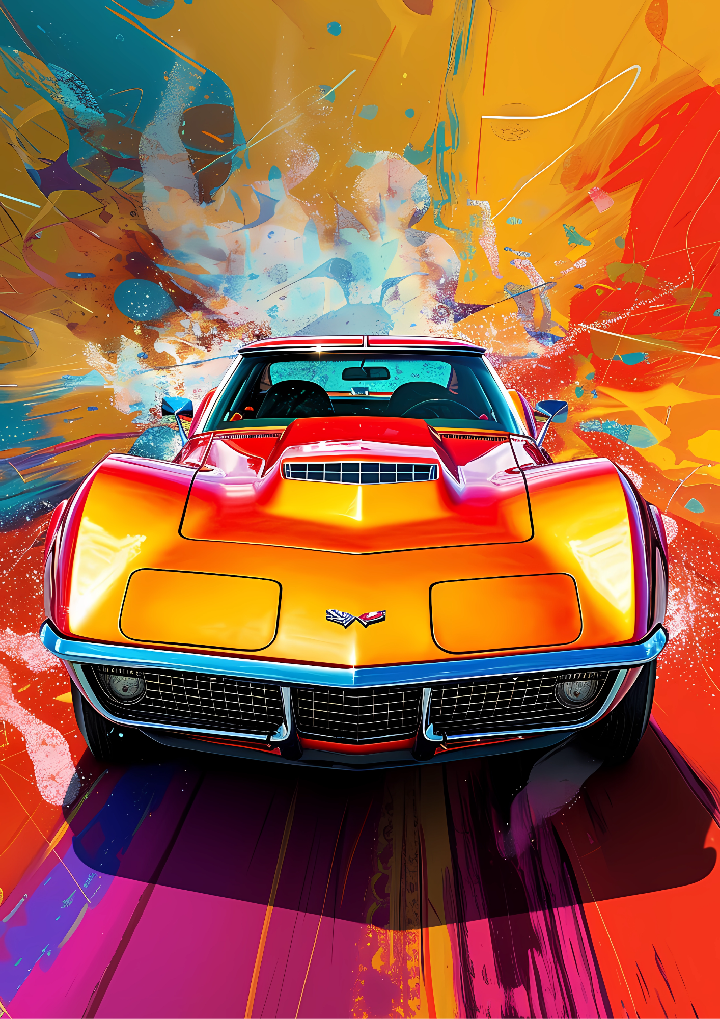 Corvette| Car | Poster
