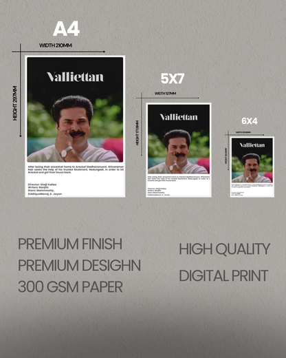 Valliettan |Malayalam Movie Wallposter