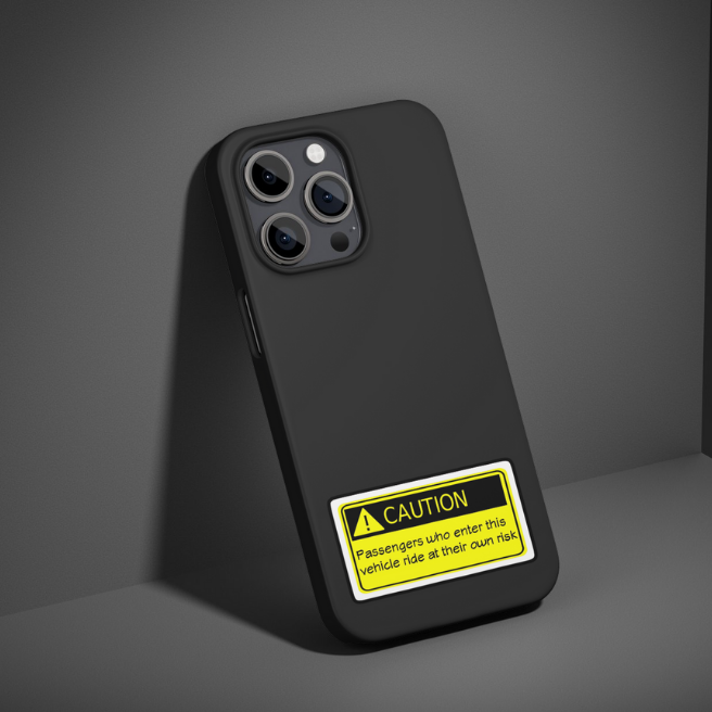 WARNING SIGN FOR VEHICLES | STICKER