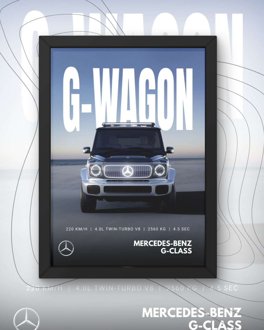 MERCEDES G-WAGON | WALL FRAME