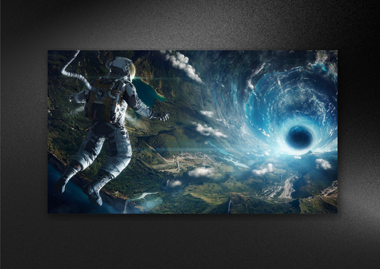 ASTRANAUT IN SPACE | LANDSCAPE | POSTER