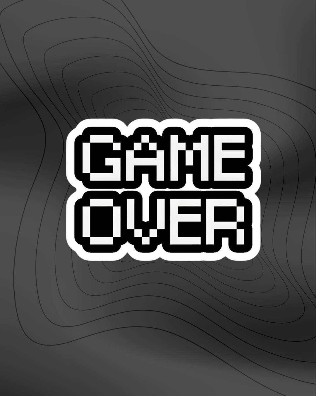 Game Over - Sticker