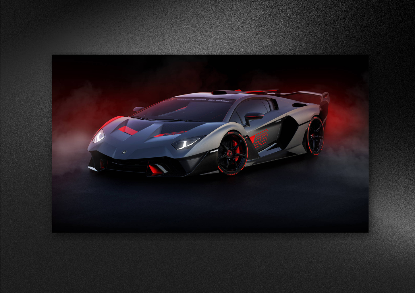 LAMBORGHINI-AVENTADOR | LANDSCAPE | POSTER