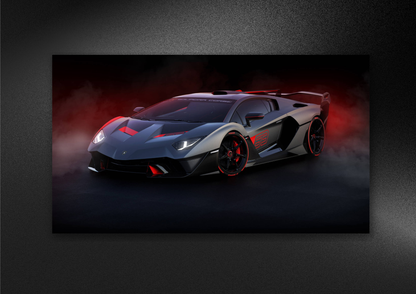 LAMBORGHINI-AVENTADOR | LANDSCAPE | POSTER