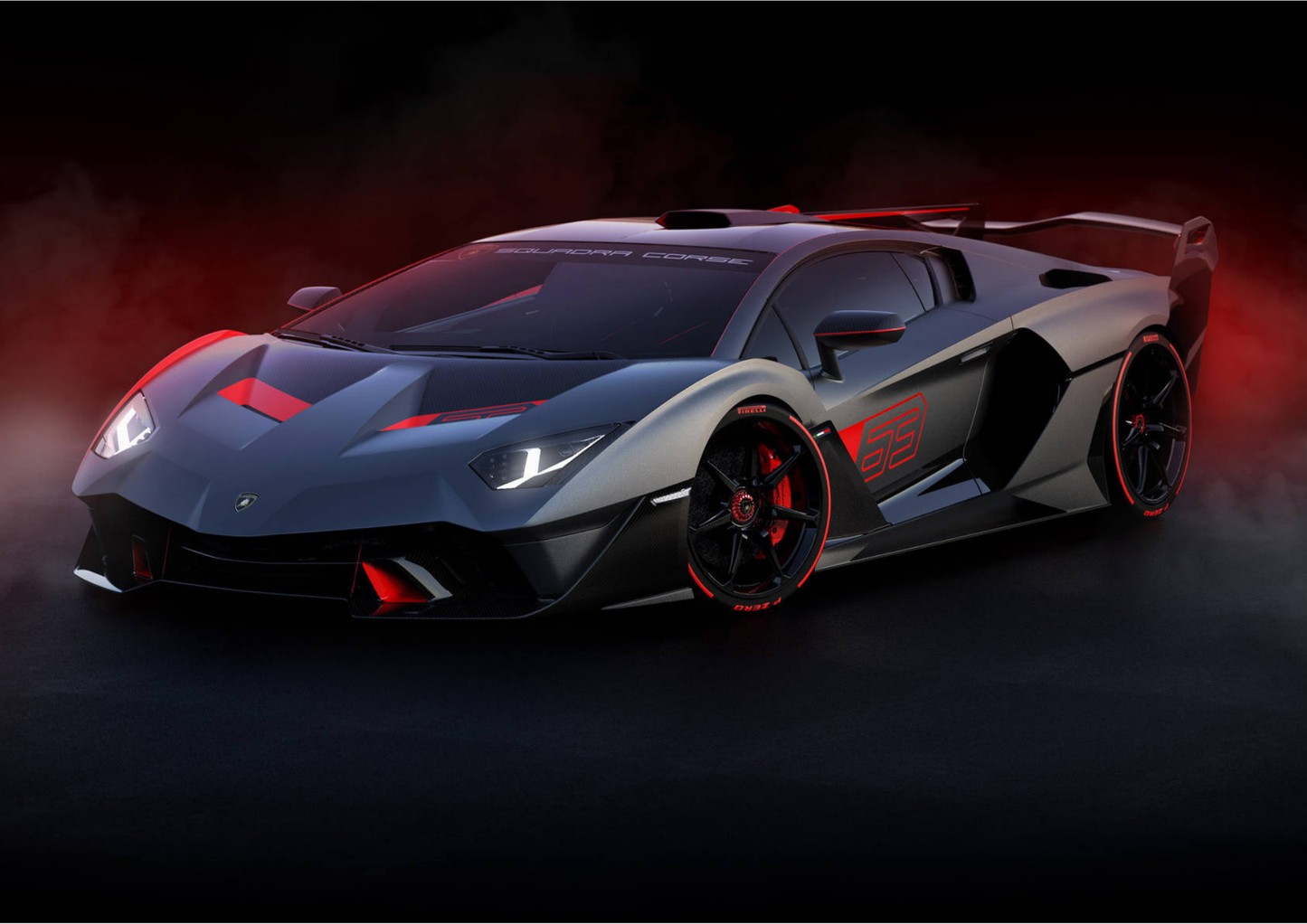 LAMBORGHINI-AVENTADOR | LANDSCAPE | POSTER