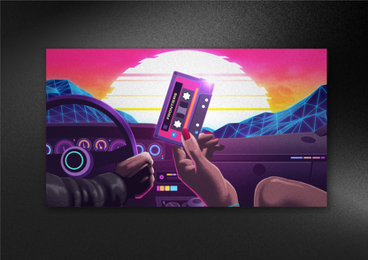 VINTAGE RETRO | LANDSCAPE | POSTER