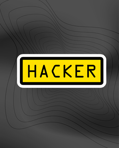 Hacker - Sticker