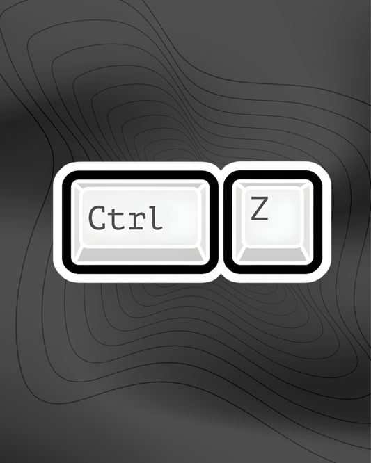 Cntrl+Z - Sticker