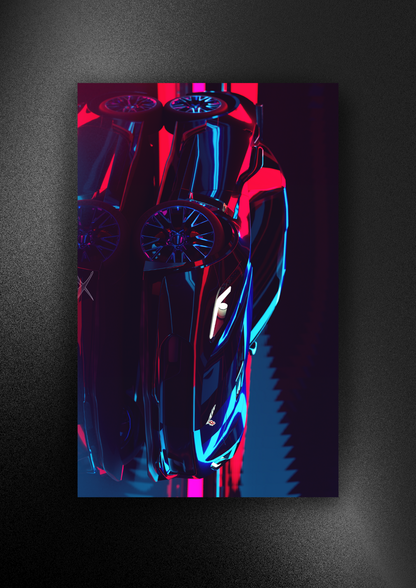 Corvette | Landscape | Car | Poster