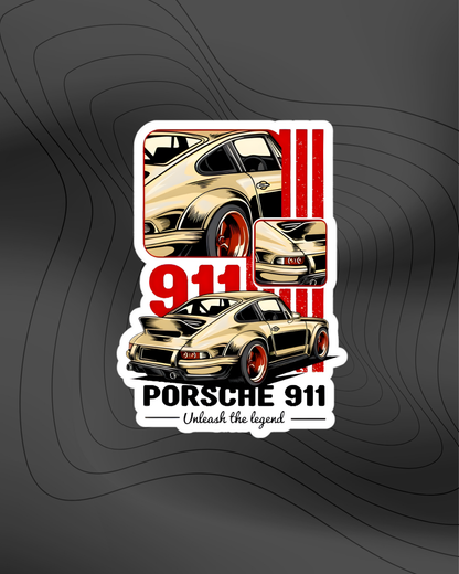 Porsche 911 - Sticker