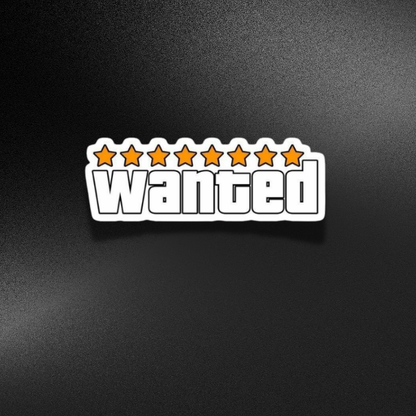 WANTED-GTA-GAMING | STICKER