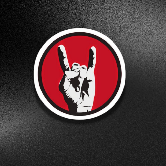 ROCK ON STICKER | STICKER