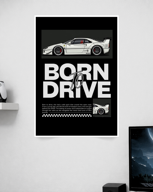 F40 | Ferrari | Car Poster