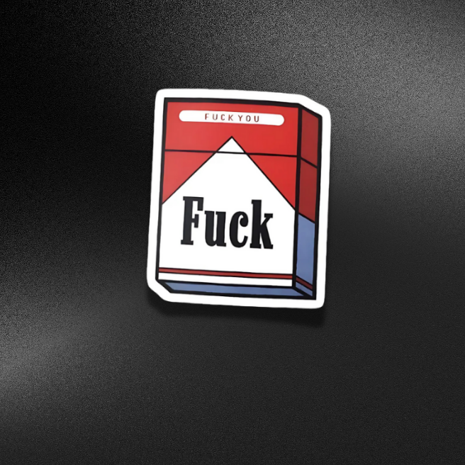 FU*K-CIGARATTE PACK | STICKER