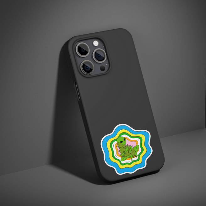 WEED ALIEN | STICKER