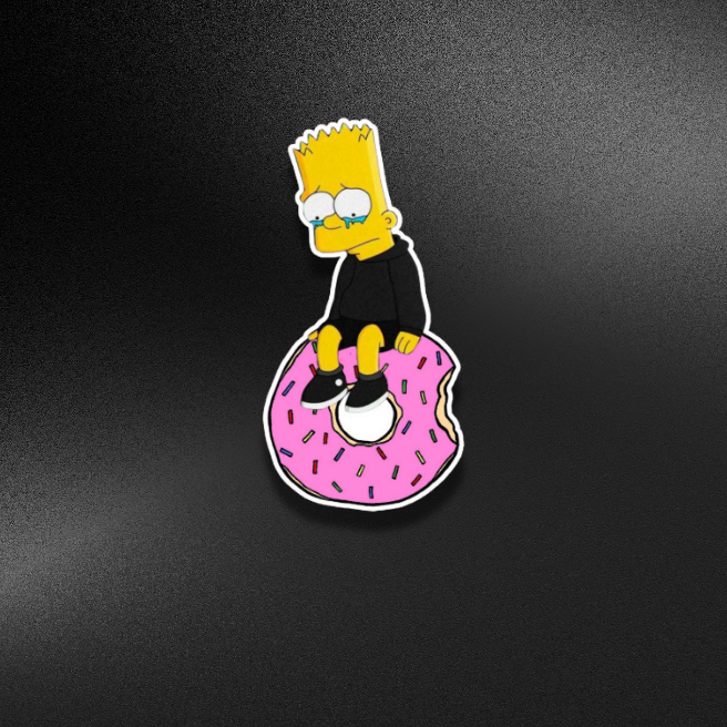 SAD BART-SIMPSON | STICKER