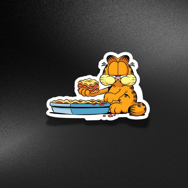 HUNGRY GARFIELD | STICKER