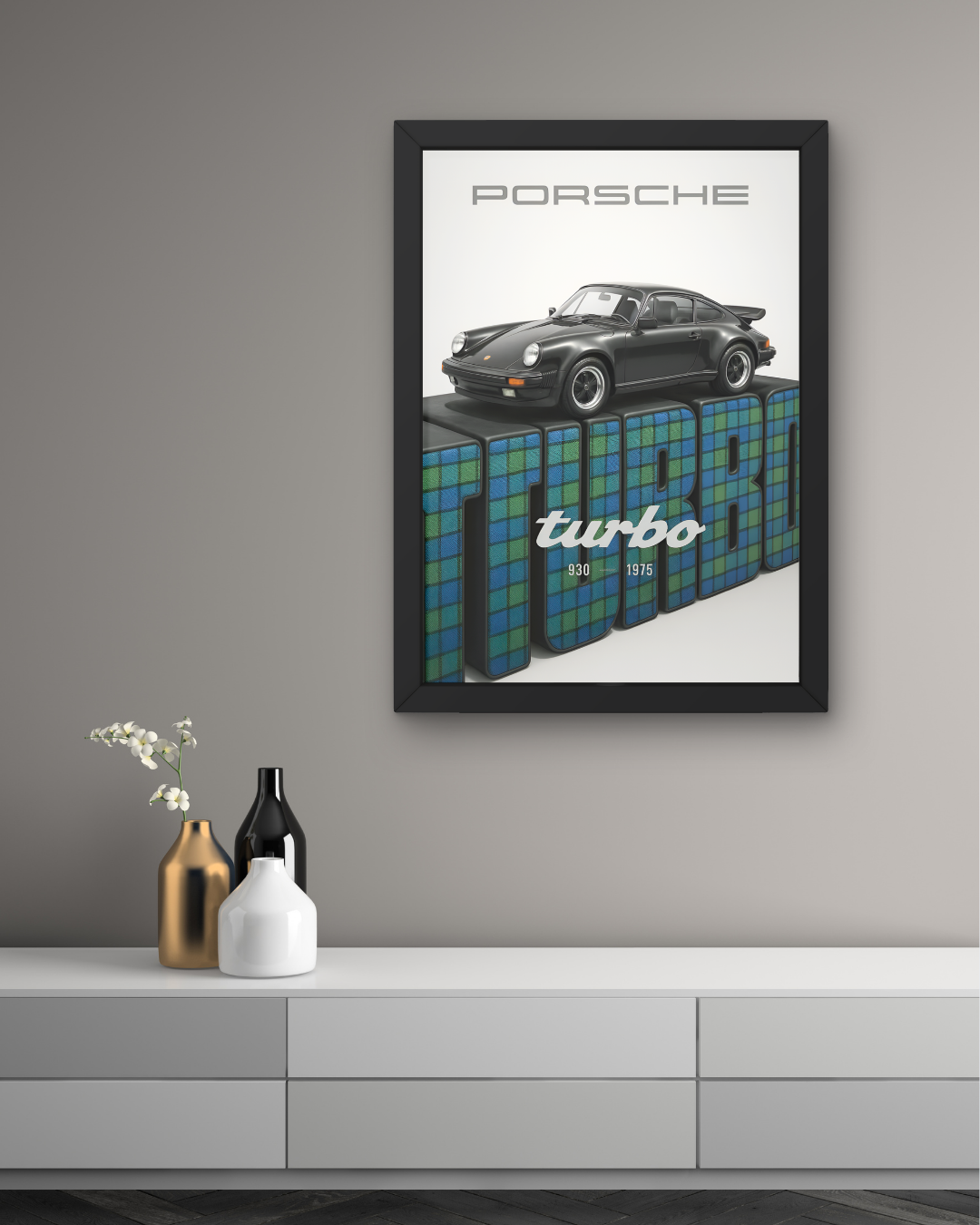 PORSCHE 911 TURBO | WALL FRAME