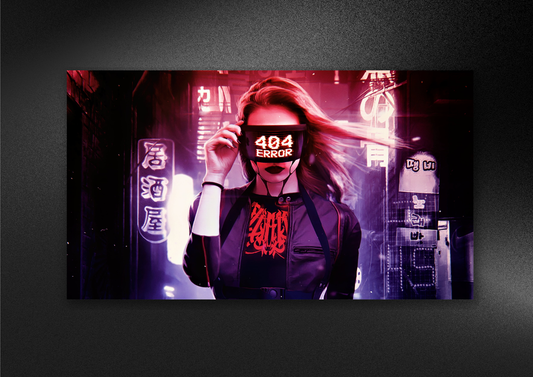 404-ERROR X GIRL | LANDSCAPE | POSTER