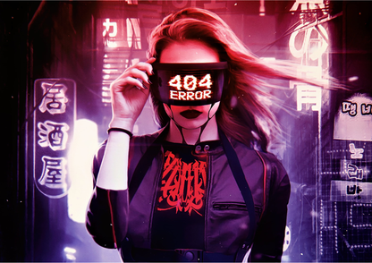 404-ERROR X GIRL | LANDSCAPE | POSTER