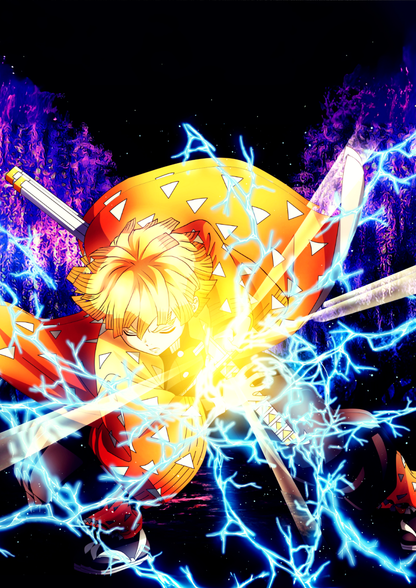 ZENITSU-DEMON SLAYER | ANIME | POSTER