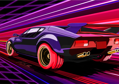 CAR ILLUSTRATOR | LANDSCAPE | POSTER