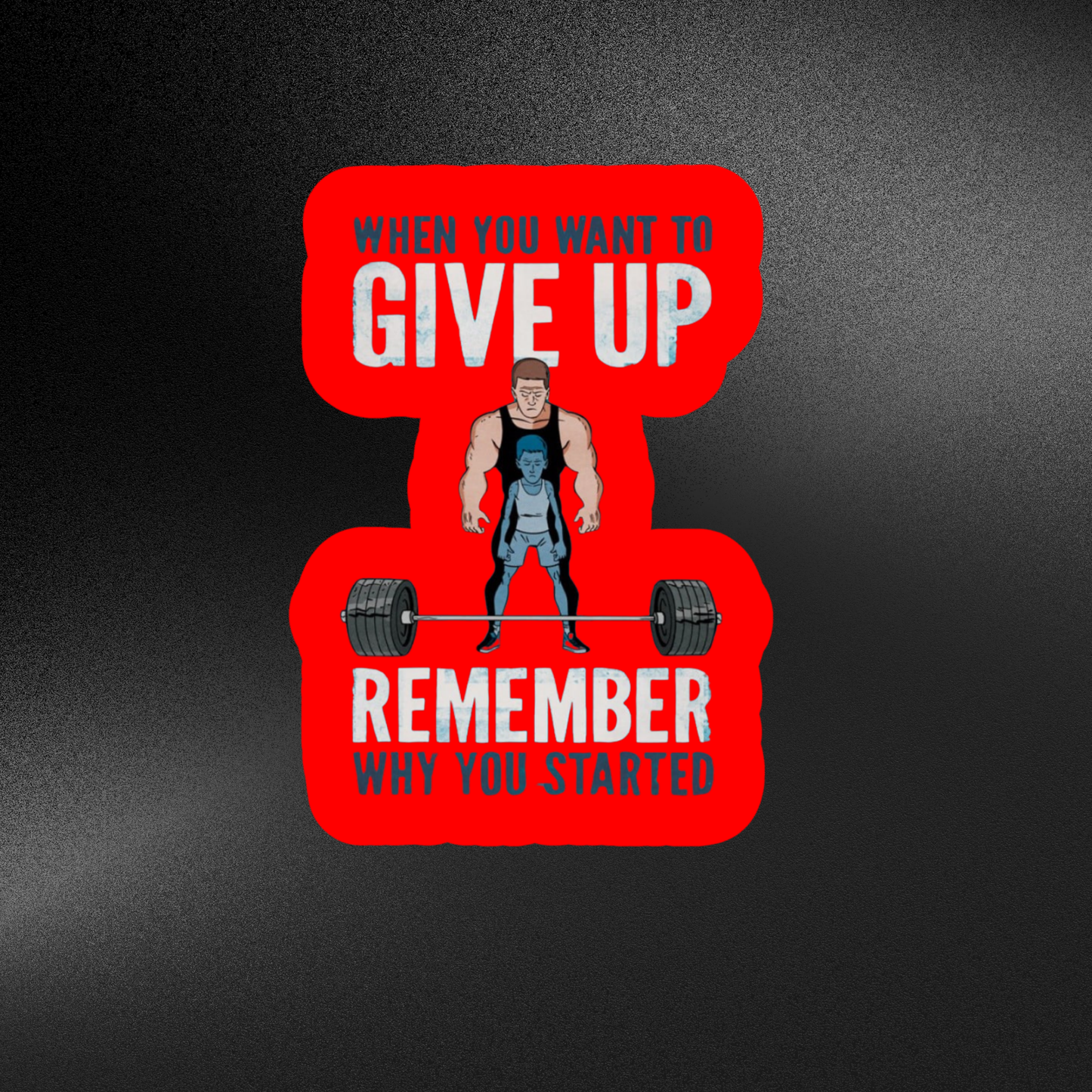 NEVER GIVE UP | STICKER
