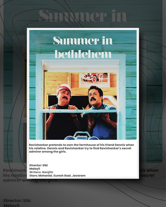 Summer in Bethlehem | Malayalam Movie Wallposter