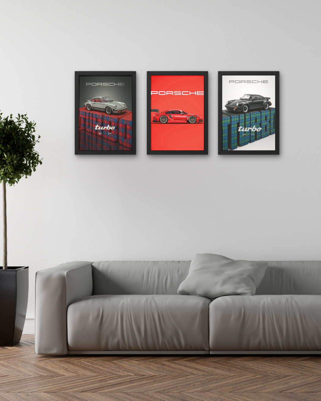 PORSCHE 911 TURBO | WALL FRAME