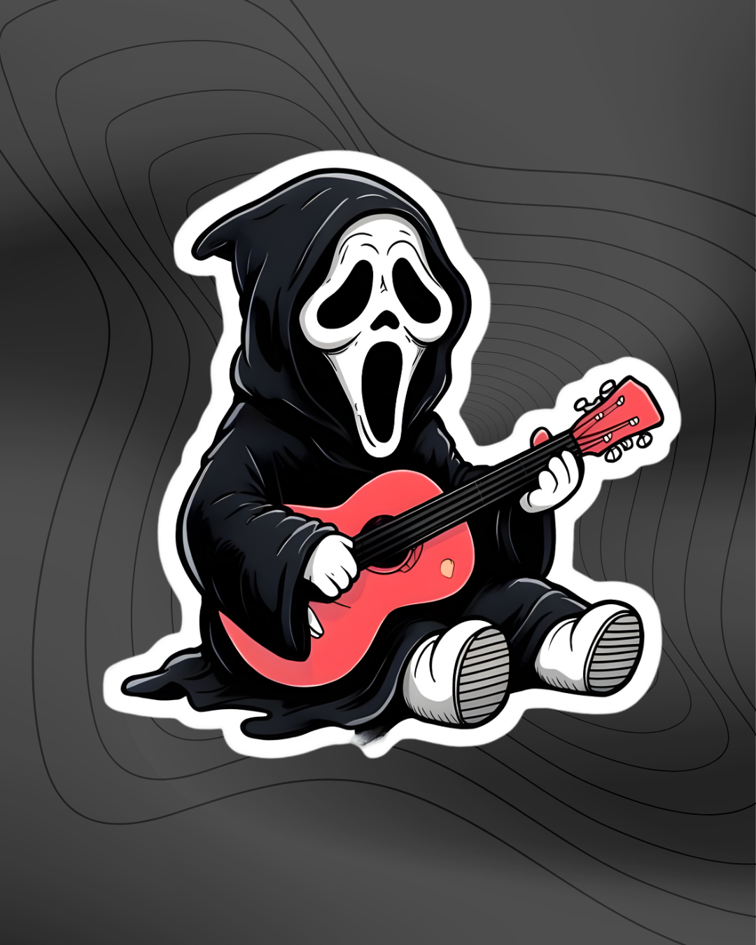 Cute Rockstar Gost - Sticker