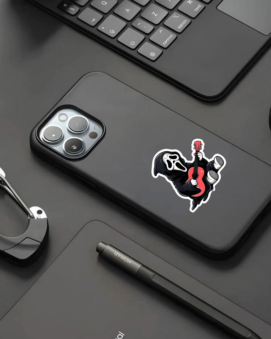 Cute Rockstar Gost - Sticker