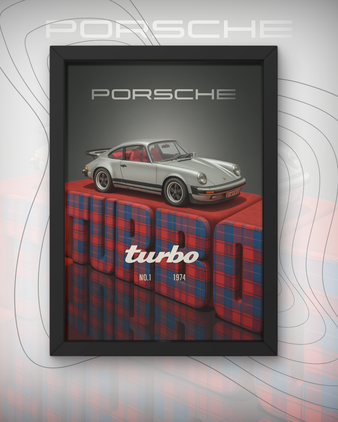 PORSCHE 911 TURBO | WALL FRAME