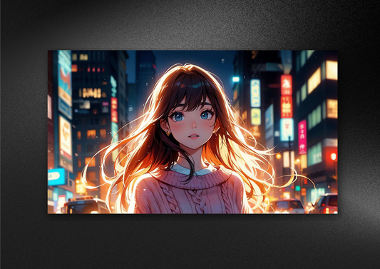 ANIME-GIRL | LANDSCAPE | POSTER