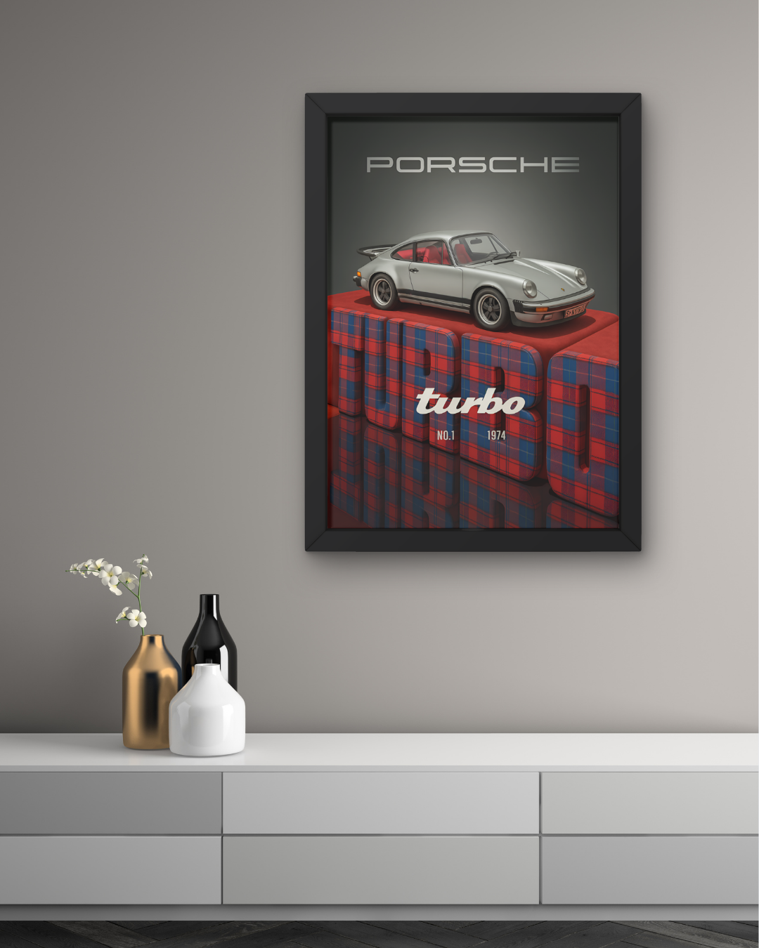 PORSCHE 911 TURBO | WALL FRAME