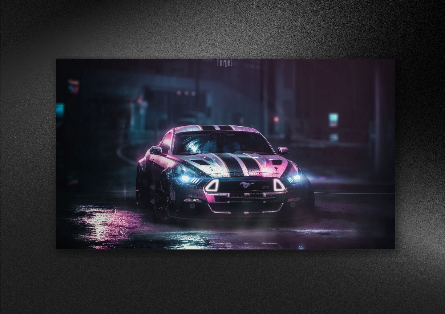 FORD-MUSTANG | LANDSCAPE | POSTER