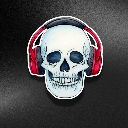 HAPPY VIBE SKULL | STICKER