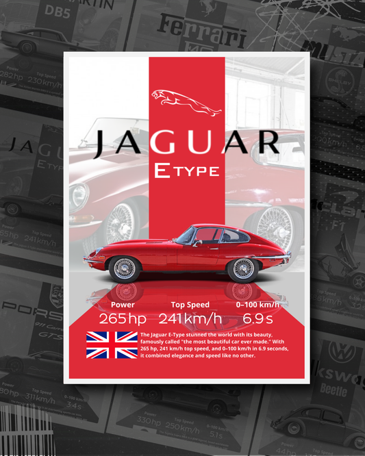 JAGUAR - CAR POSTER