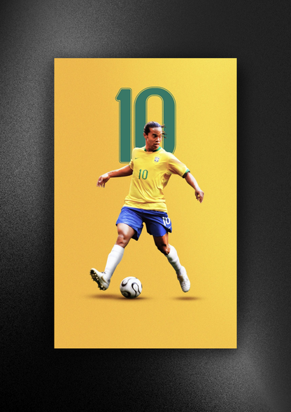 RONALDINHO | FOOTBALL | POSTER