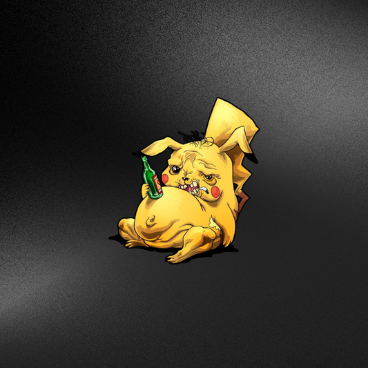 DRUNK PIKACHU| STICKER